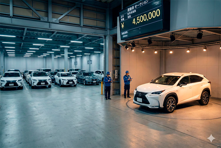 Почему Lexus с аукциона дешевле